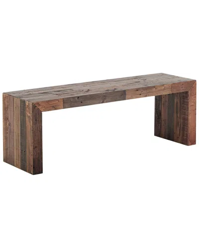 Moe's Home Collection Vintage Bench In Brown