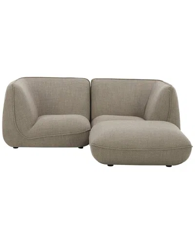 Moe's Home Collection Zeppelin Nook Modular Sectional In Grey