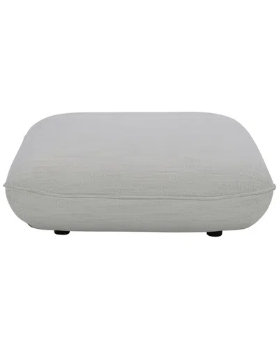 Moe's Home Collection Zeppelin Ottoman In White
