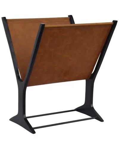 Moe's Home Collection Ziff Magazine Holder In Brown
