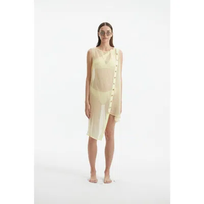 Moeva Adora Cover Up Resortwear Buttermilk In Yellow