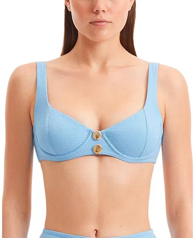 Moeva Adva Bikini Top In Blue
