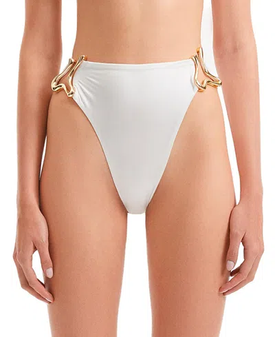 Moeva Clyde Bikini Bottom In White