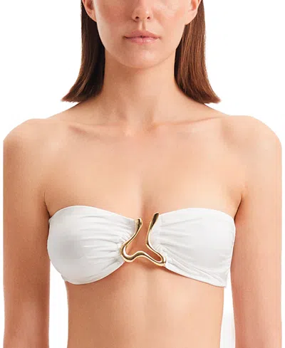 Moeva Clyde Bikini Top In White