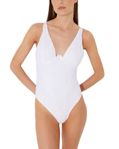 Moeva Diletta One Piece Swimsuit In White