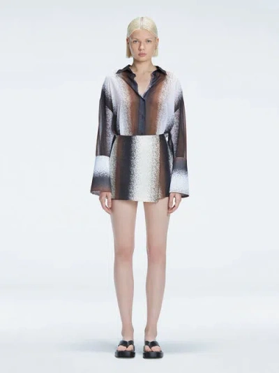 Moeva Gillian Cover Up Shirt Resortwear In Brown