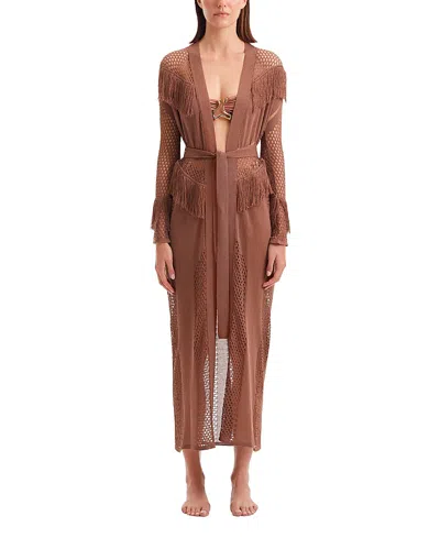 Moeva Itzel Cover Up Resortwear In Brown