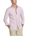 Moeva James Linen Shirt In Pink