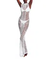 Moeva Luna Cover Up Maxi Dress Resortwear In White