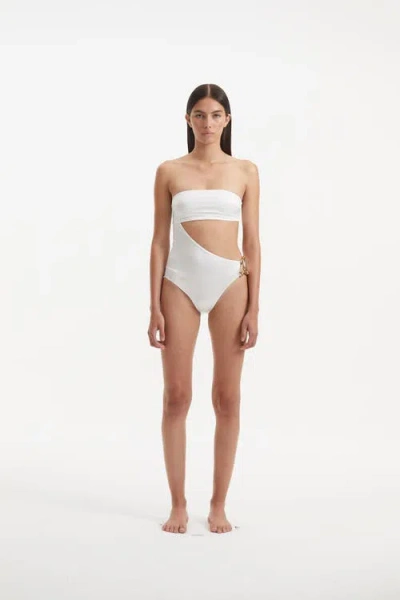 Moeva Marilla One Piece Swimsuit In White