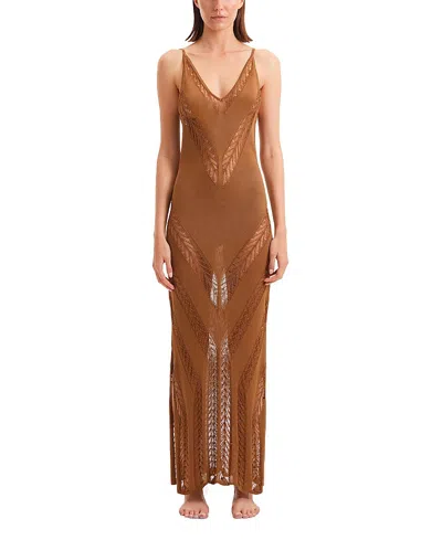 Moeva Mimi Cover Up Dress Resortwear In Brown