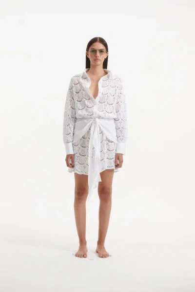 Moeva Nayeli Cover Up Dress Resortwear In White