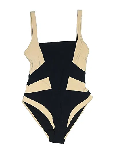Pre-owned Moeva One Piece Swimsuit In Gold
