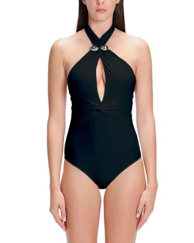 Moeva Rosamund One Piece Swimsuit In Black