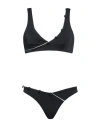 Moeva Woman Bikini Black Size 2 Polyester, Elastane In Black