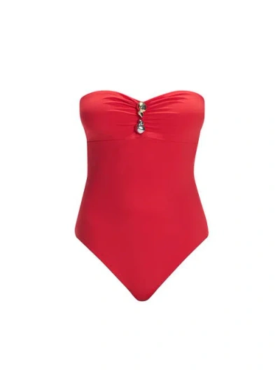 Moeva Zephyrine One Piece Swimsuit In Red