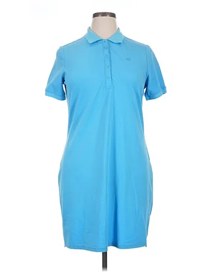 Pre-owned Mofiz Short Sleeve Polo Shirt In Blue