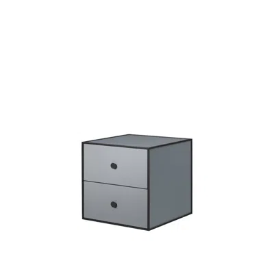 Mogens Lassen Large Frame With Drawer In Gray