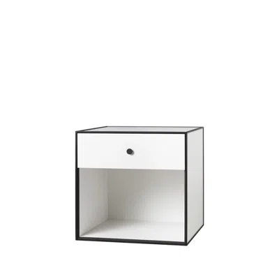 Mogens Lassen Large Frame With Drawer In White