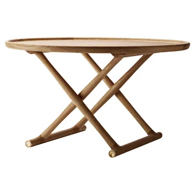 Pre-owned Mogens Lassen Large Lassen 'ml10097' Egyptian Coffee Table In Oiled Oak For Carl Hansen & Son In Brown
