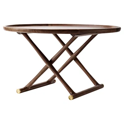Pre-owned Mogens Lassen Large Lassen 'ml10097' Egyptian Coffee Table In Walnut Oil For Carl Hansen & Son In Brown