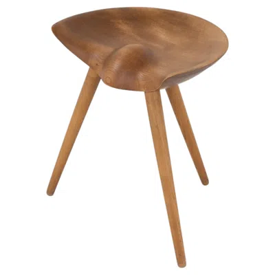 Pre-owned Mogens Lassen Stool In Teak By  In Brown