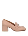 Mohai Woman Loafers Blush Size 9 Calfskin In Pink