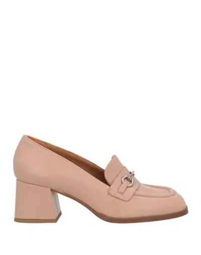 Mohai Woman Loafers Blush Size 9 Calfskin In Pink