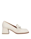Mohai Woman Loafers Off White Size 9 Calfskin