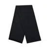 Mohair&angora Black / Grey Mohair Men Shawl Lycia Black-grey