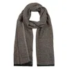 Mohair&angora Black Midas Scarf Women's In Black
