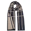Mohair&angora Blue Galatia Scarf Men's Navy In Blue