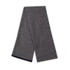 Mohair&angora Blue / White Mohair Men Shawl Lycia Navy