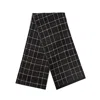 Mohair&angora Mohair Men Scarf Zeus Black