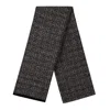 Mohair&angora Mohair Men Shawl Athena Black