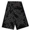 Mohair&angora Mohair Women Scarf Tulip Black