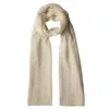 Mohair&angora Neutrals Diamond Shawl Women's Ecru In Beige