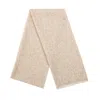 Mohair&angora White Mohair Women Shawl Leopard Ecru-beige