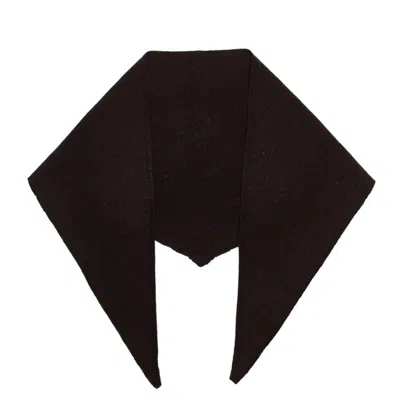 Mohair&angora Women's Caria Tria Foulard Brown