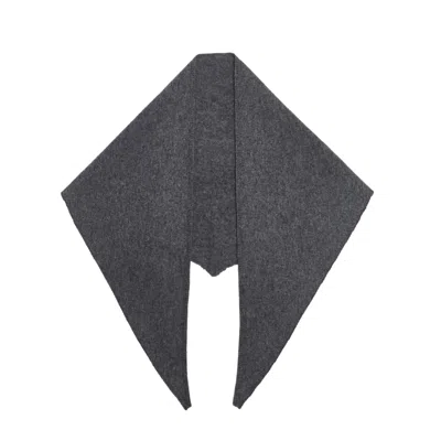 Mohair&angora Women's Grey Caria Tria Foulard Gray