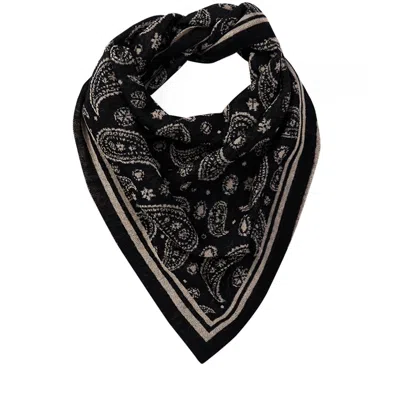 Mohair&angora Women's Mohair Foulard Black