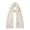 Mohair&angora Women's White Mohair Scarf Myra Ecru