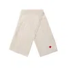 Mohair&angora Women's White Mohair Shawl Heart