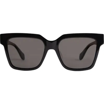 Mohala Eyewear Hana 55mm Contourbridge™ Wide Width Polarized Square Sunglasses