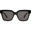 Mohala Eyewear Hana 55mm Medium Bridge Wide Width Polarized Square Sunglasses In Multi