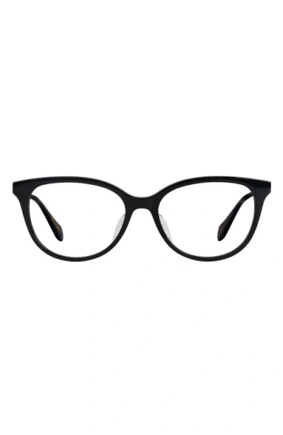 Mohala Eyewear Kahala 53mm Low Bridge Cat Eye Optical Glasses In Black