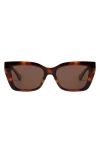 Mohala Eyewear Kai 55mm Low Bridge Wide Width Polarized Cat Eye Sunglasses