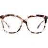 Mohala Eyewear Keana 52mm Medium Nose Bridge Medium Width Optical Glasses In Cherry Blossom Tortoise