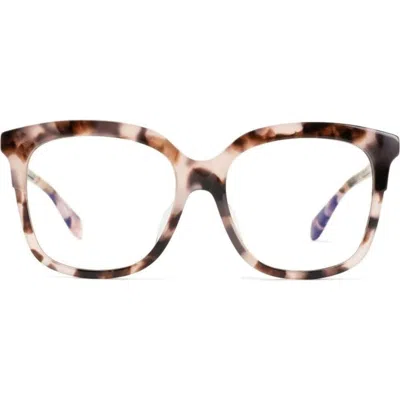 Mohala Eyewear Keana 52mm Medium Nose Bridge Medium Width Optical Glasses In Cherry Blossom Tortoise