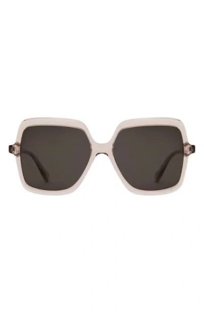 Mohala Eyewear Kilikina Polarized Contourbridge™ Square Sunglasses In Neutral